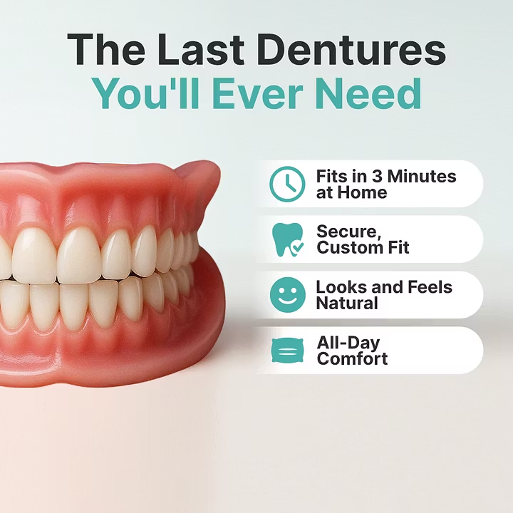 LUMIVO™ Custom-Fit Dentures ⏰ ENDS TODAY • 70% OFF | Smile with Confidence