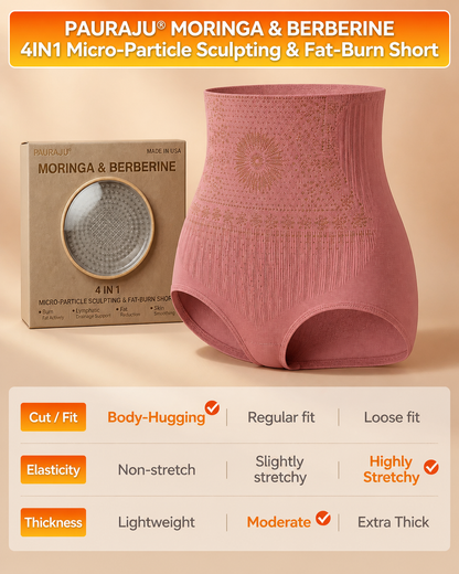 🔥4-in-1 Shaping and Fat-Burning Microfiber Shorts