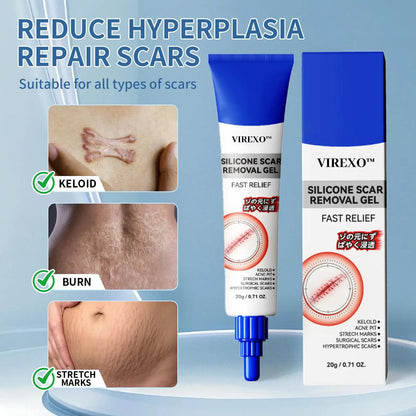 Buy 1 Get 1 Free 🔥 Advanced Silicone Scar & Wrinkle Smoothing Gel