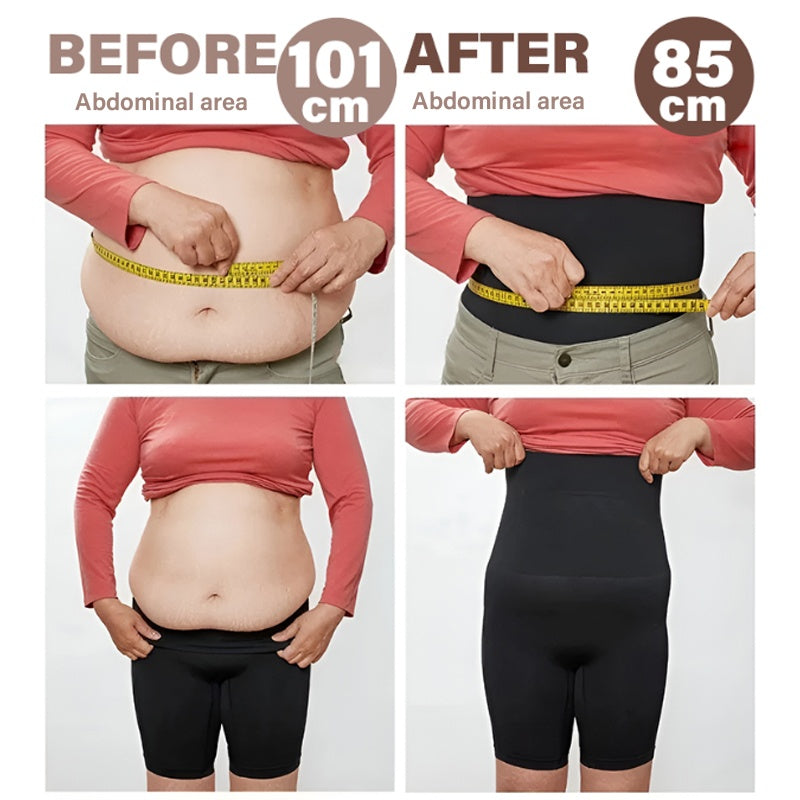 VEIMIA High-waist Shapewear Shorts Easy Take On & Off For Comfort Tummy Control & Hip Lifting Without Pressure